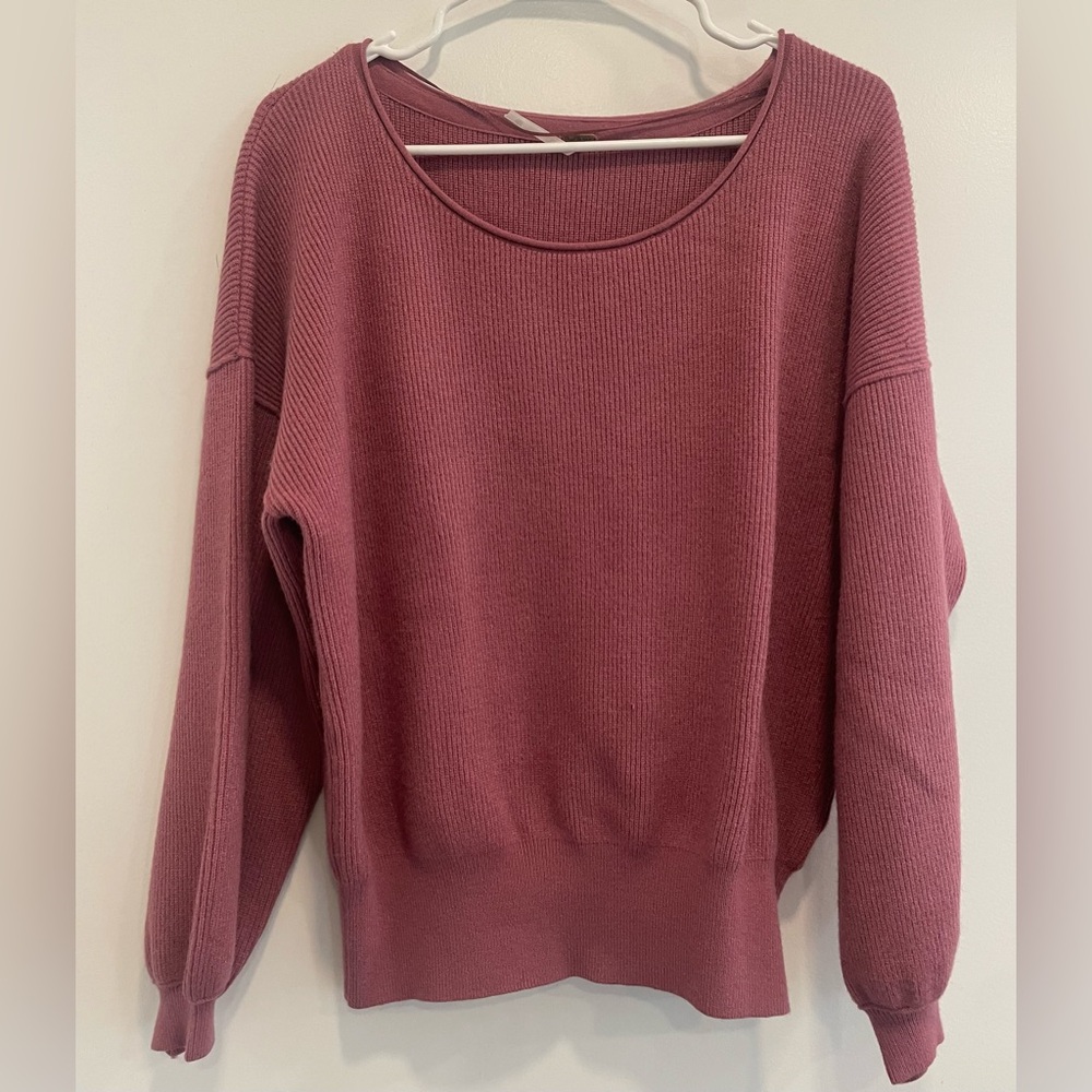 Free People Scoop Neck Knit Sweater size XS NWT